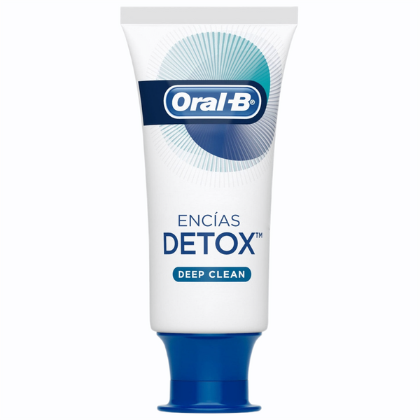 Oral B Detox Deep Clean Fluoride Toothpaste - 90G / 3.17Oz - Elimina la placa, previene el sarro y la gingivitis, blanquea y fortalece los dientes