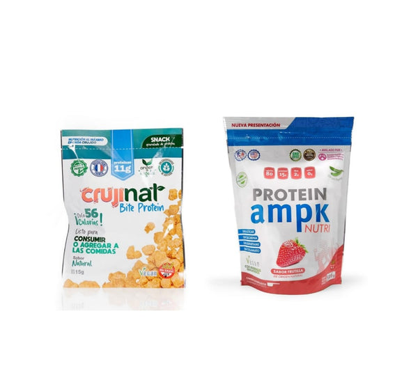 Crujinat BITE PROTEIN - 15g Ready-to-Eat Snack, 56 Calorie, No Chemicals