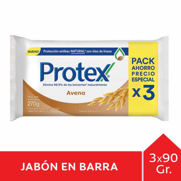 Protex Oats - Non-GMO, Gluten-Free, High in Dietary Fiber & Protein 3 Pack