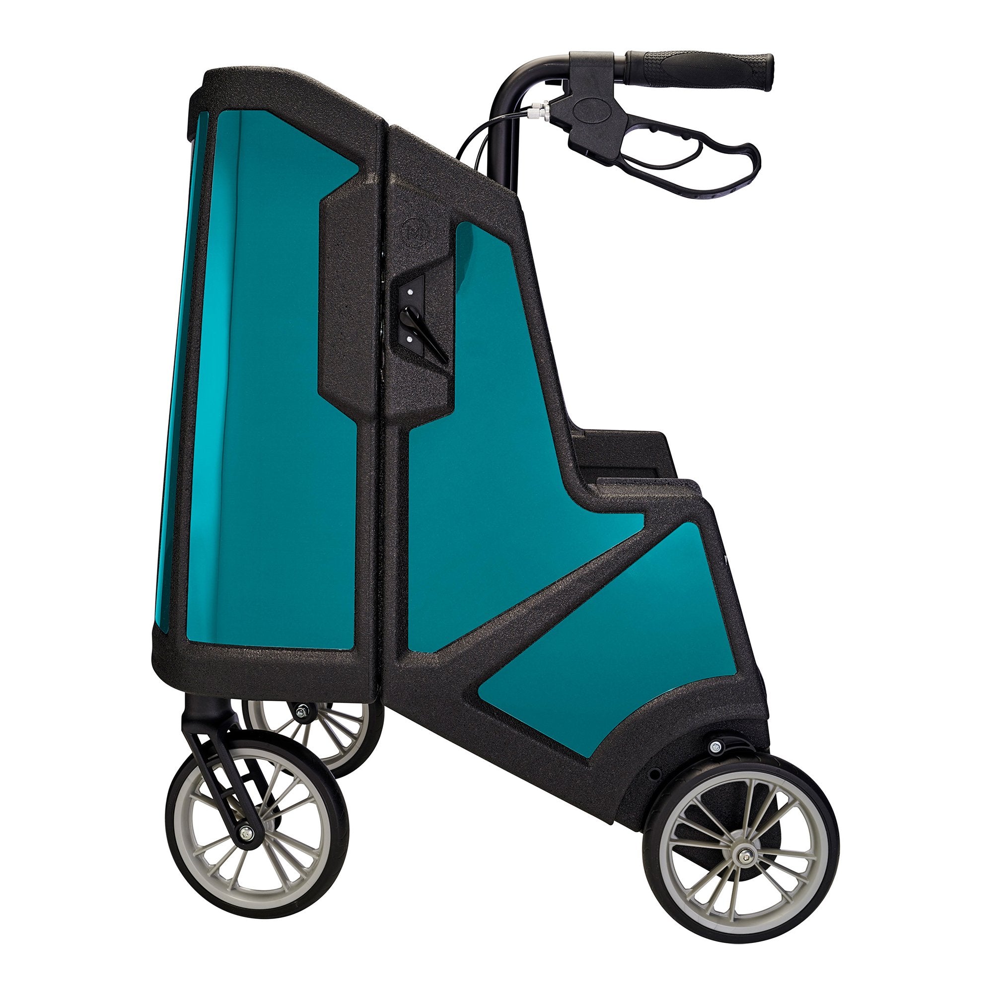 Tour Four-Wheel Rollator, 31 to 37 Inch Handle Height, Ocean Teal (1 Unit)