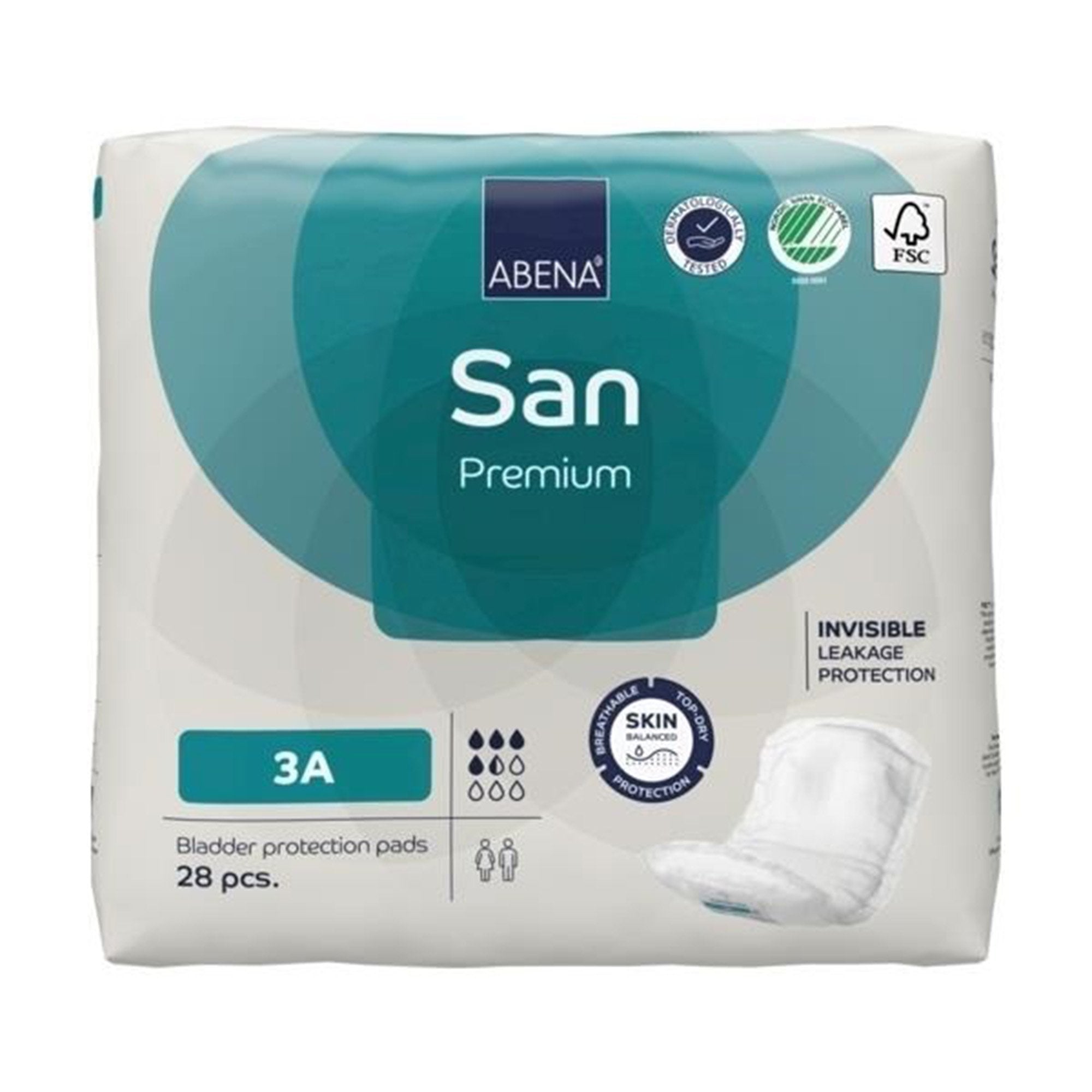 Abena® San Premium Bladder Protection Pads, Size 3A (28 Units)