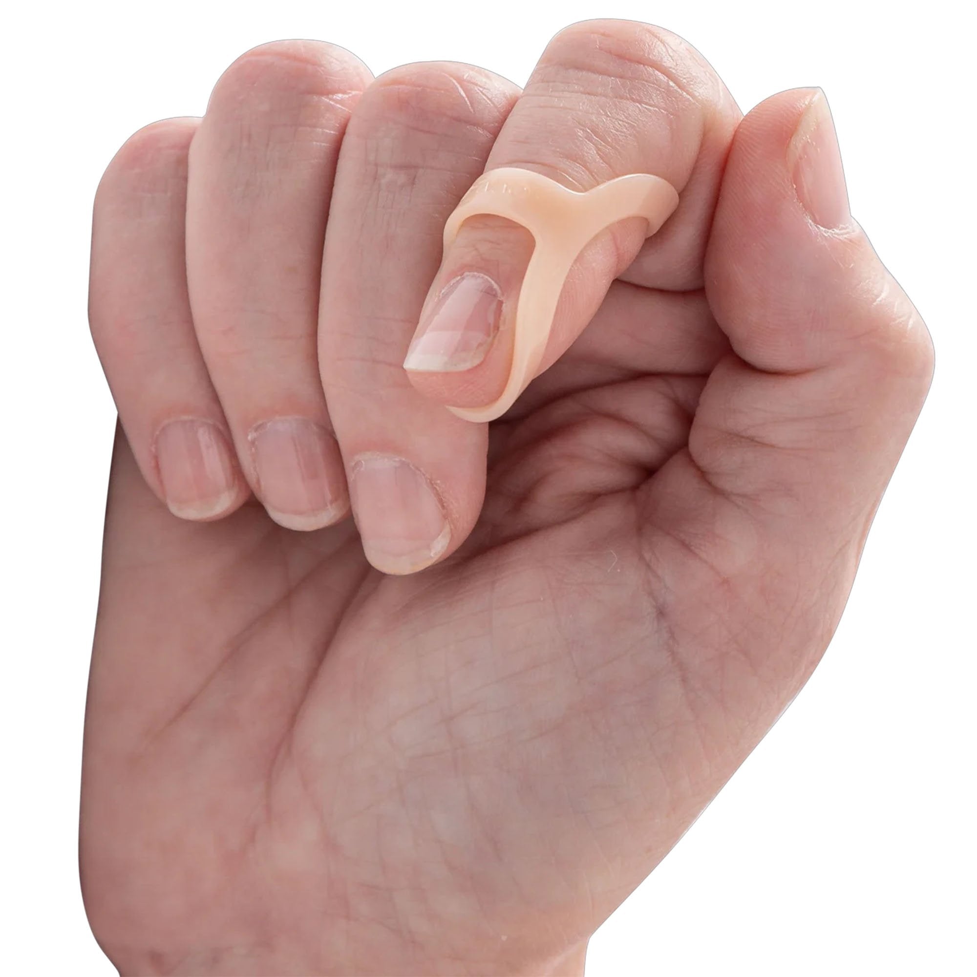 Finger Splint Oval-8® Adult Size 7 Pull-On Left Hand Beige (5 Units)