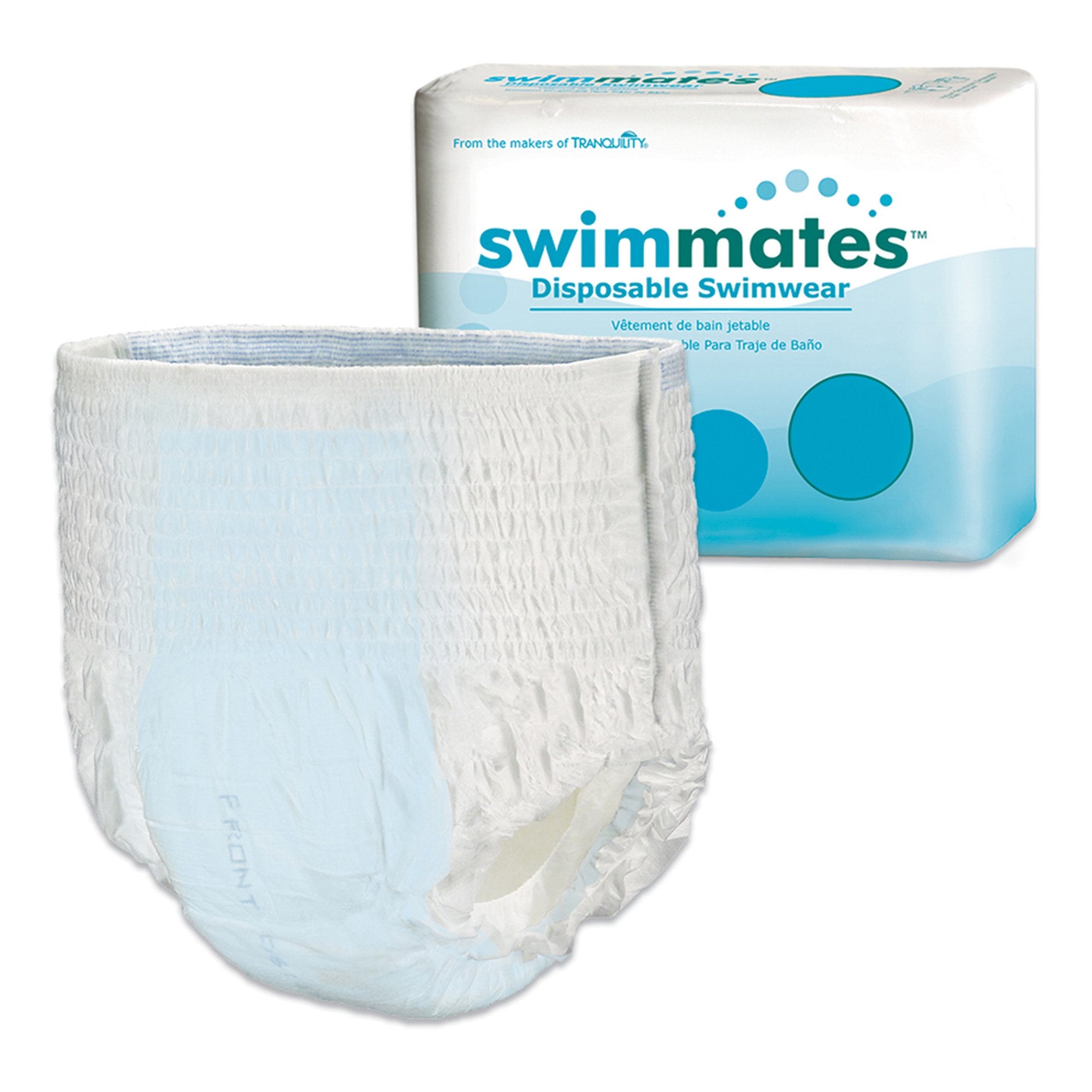 Swimmates™ Bowel Containment Swim Brief, Medium (20 Units)