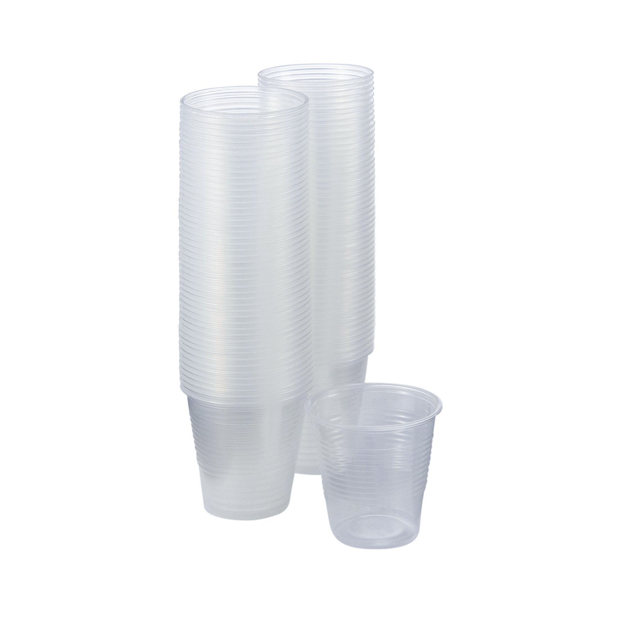McKesson Clear Polypropylene Disposable Drinking Cups 5 oz - Bulk Pack (2000 Units)