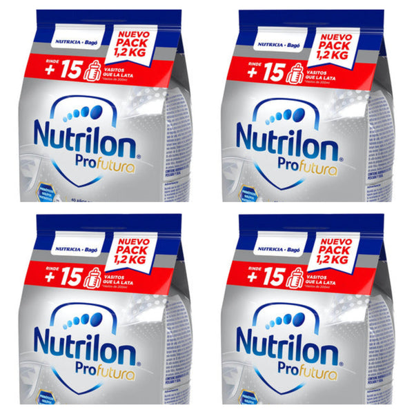 Nutrilon Profutura 4 - Paquete de 1,2 kg x 4 unidades - Fórmula infantil premium fortificada con nutrientes esenciales