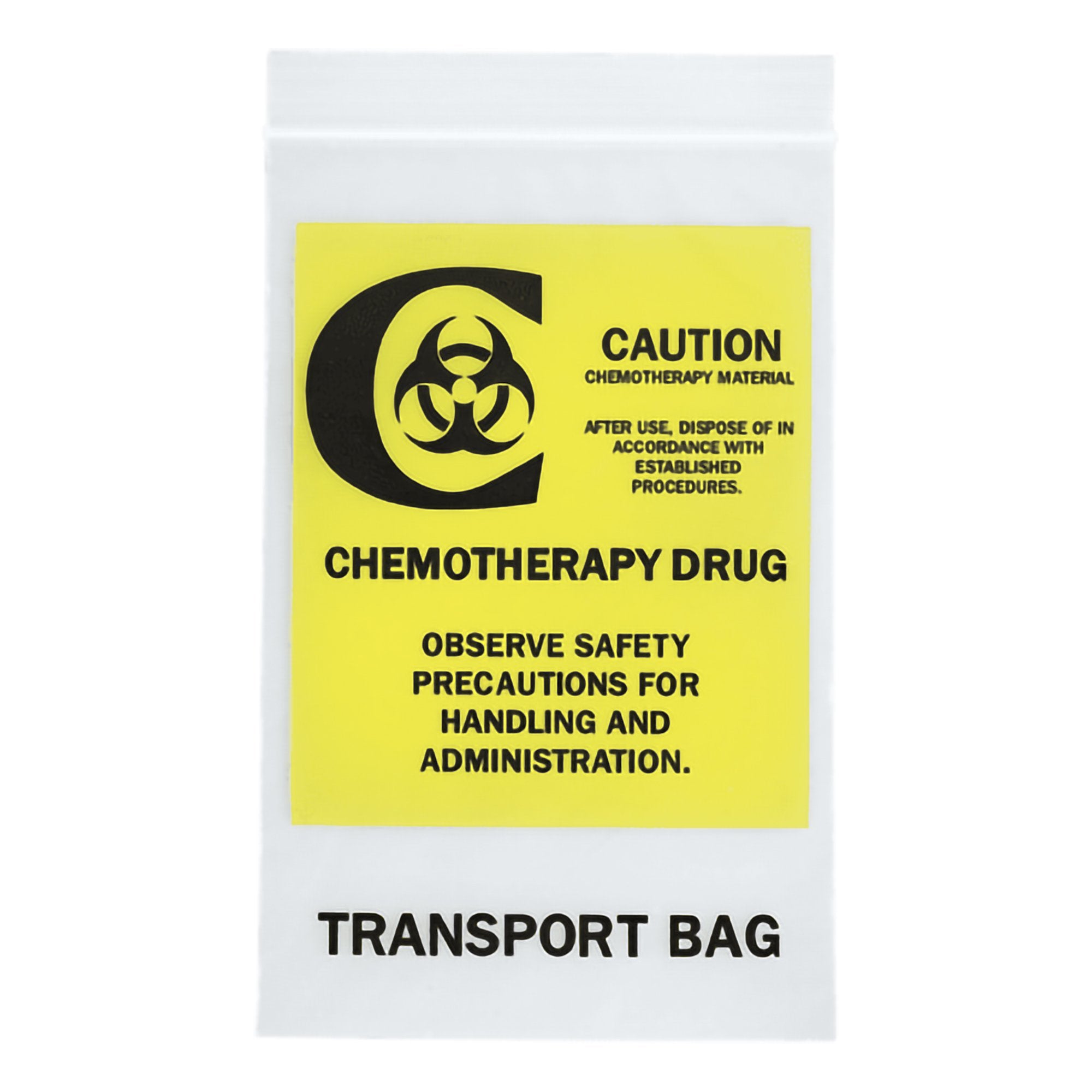 RD Plastics Chemotherapy Transport Bag (500 Units)