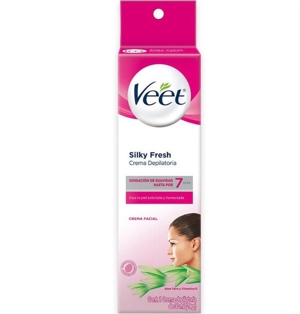 Crema depilatoria para piel normal Veet (30 ml / 1,01 onzas líquidas): elimina el vello más corto, hidrata, deja la piel suave y sedosa durante 7 días