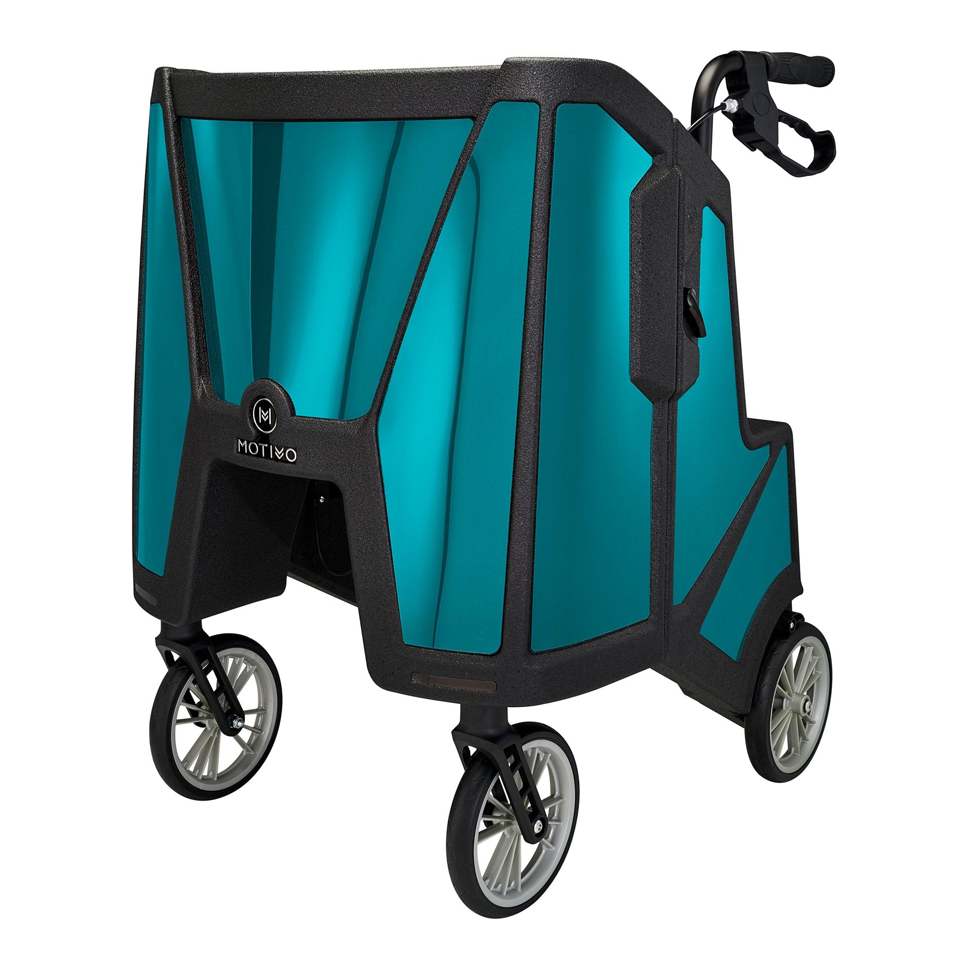 Tour Four-Wheel Rollator, 31 to 37 Inch Handle Height, Ocean Teal (1 Unit)