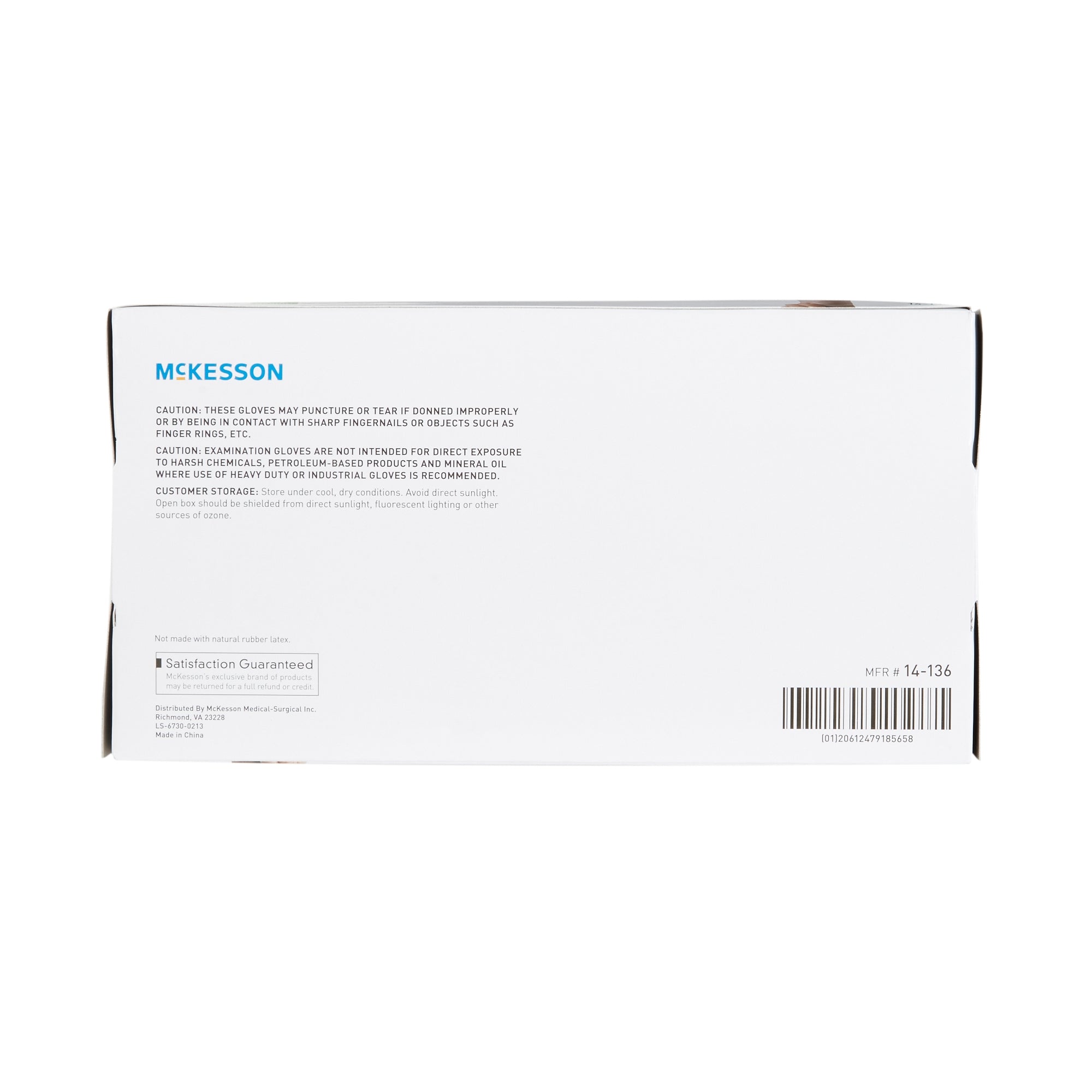 McKesson Vinyl Exam Gloves, Medium, Clear - 150 Pack for Medical Use