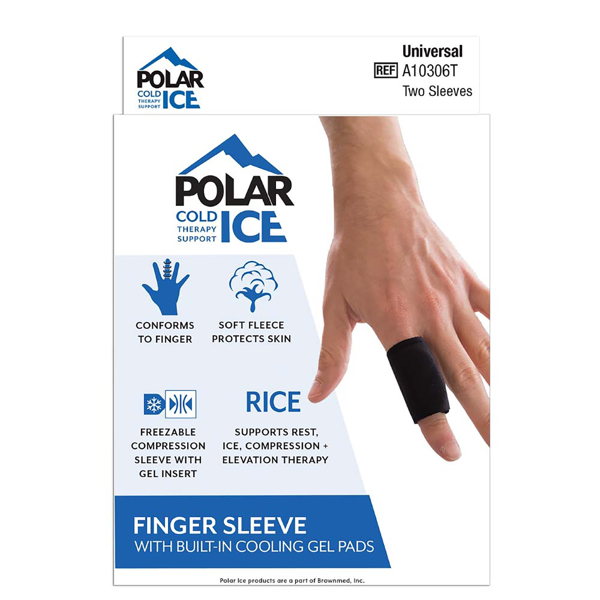 Polar Ice® Finger Sleeve with Cooling Pad, One Size Fits Most (36 Units)