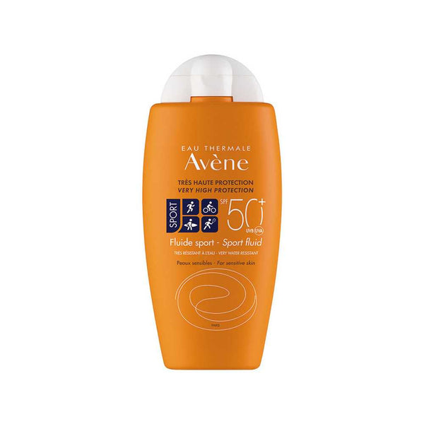 Avene Fluid Sport Sunscreen F50 (100ml/3.38fl Oz) - Non-Greasy, Paraben & Hypoallergenic Free