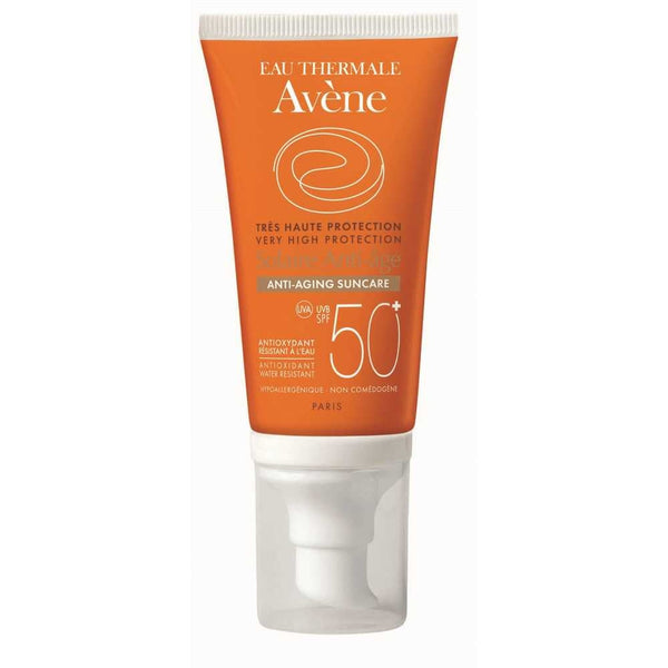 Avene Sunscreen Cream SPF 50+ Anti-Age (50ml/1.69fl oz) | Reapply After Swimming, Sweating or Towel Drying | Non-Comedogenic, Hypoallergenic & Non-Greasy