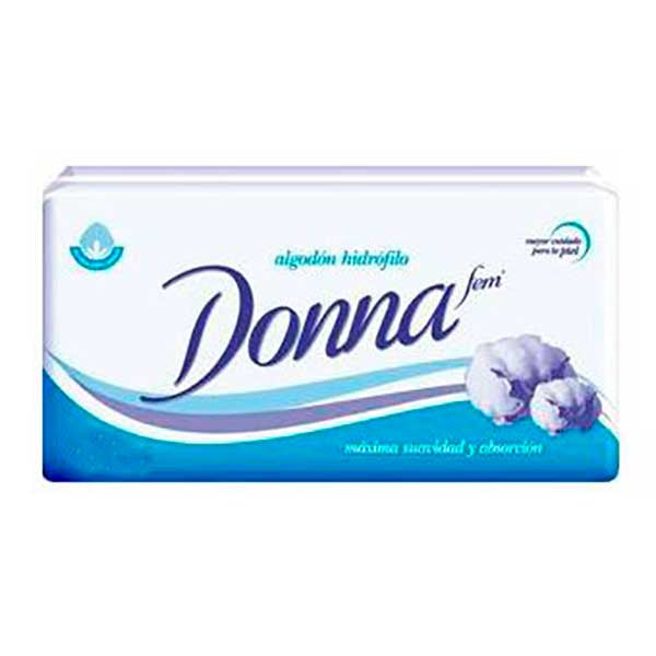 Donna Fem Natural Cotton: 100% Natural, Hypoallergenic, Maximum Softness & Absorbency (140Gr/4.73Oz)
