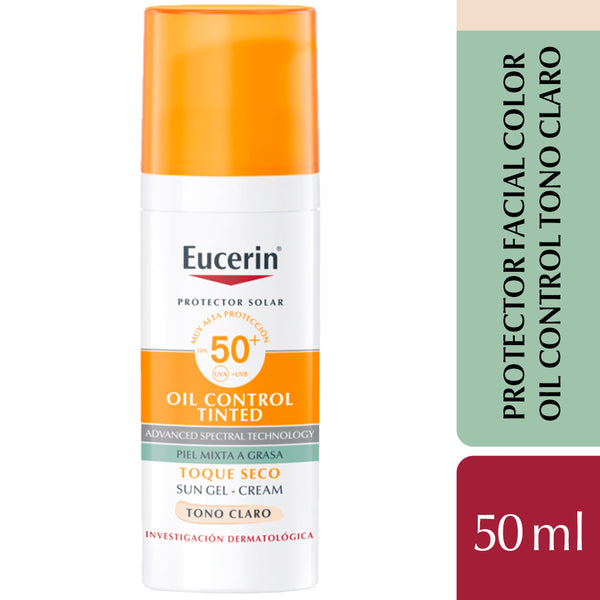 Eucerin Oil Control Sun Face Dry Touch Sunscreen SPF 50: Protect Your Skin from Photoaging, Acne, and UVA/UVB Rays 50Ml / 1.69Fl Oz