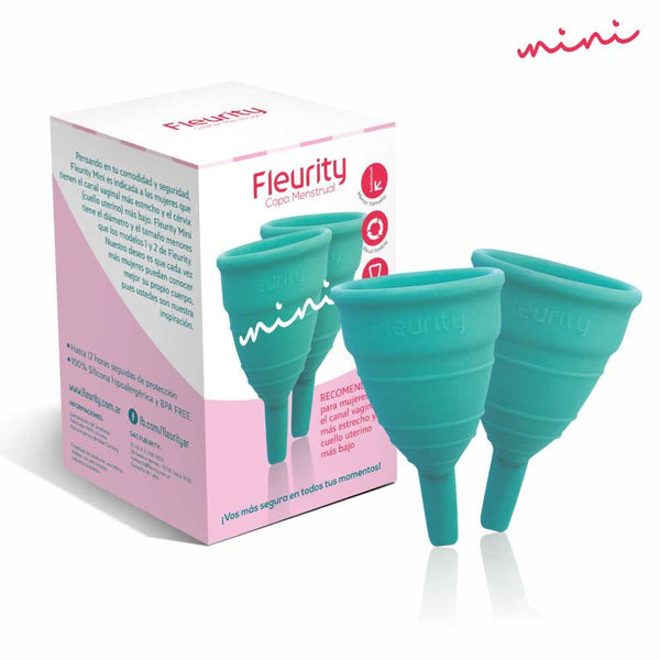 Fleurity Menstrual Cup Mini (1 Kit): Reusable, Odorless, and Leak-Proof for up to 10 Years