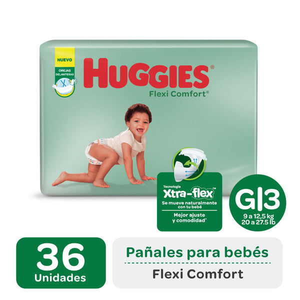 Huggies Flexi Comfort G Diapers with Xtra-Care Technology (36 Units)