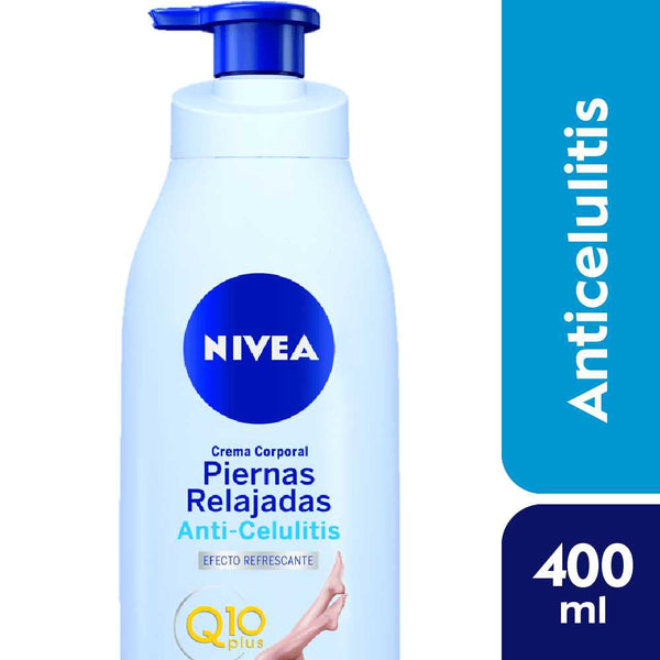 Nivea Q10 Relaxed Legs Anticellulite Cream, 400ml/13.52fl oz, Reduces Cellulite & Heavy Legs