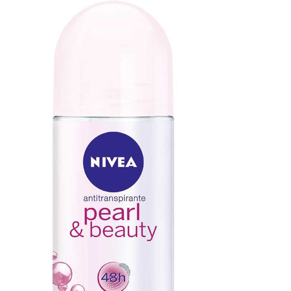 Nivea Roll On Pearl & Beauty Deodorant: 48 Hours Protection with Natural Clay & Pearl Extract 50Ml / 1.69Fl Oz