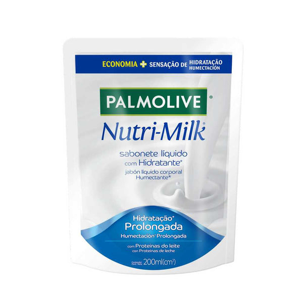 Palmolive Replacement Liquid Soap Nutri Milk: Natural Milk Proteins & Essential Vitamins for Soft, Nourished Skin 200Ml / 6.76Fl Oz