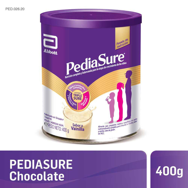 Pediasure Vanilla 400Gr/13.52Oz - High Protein, Vitamins & Minerals for Healthy Growth & Development