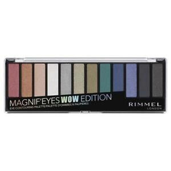 Rimmel Eyeshadow Magnifeyes Palette 006 Wow Edition - 14g/0.49oz, 6 Shades, Long Lasting, HD Colour Payoff, Cruelty-Free & Vegan Friendly